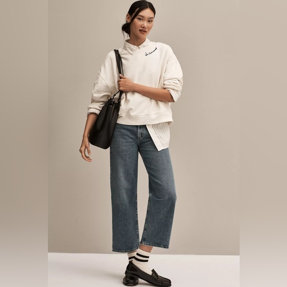 Pilcro 'Shimmer' Embroidered Sweatshirt, Size XL - Picture 4 of 15